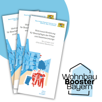 Die Grafik zeigt die Titelseite des neuen Flyers